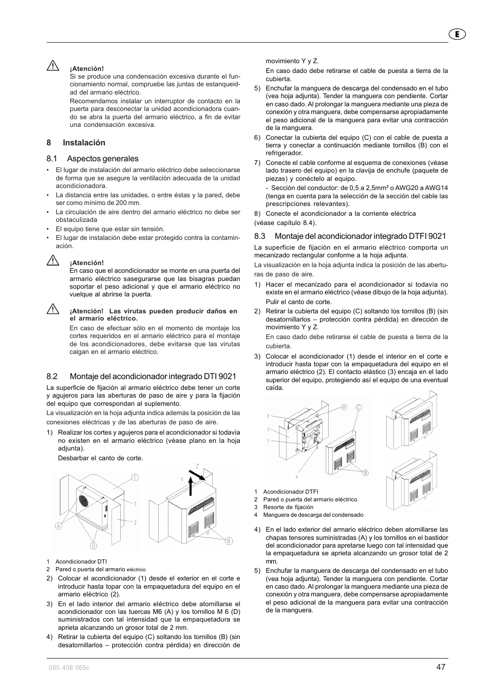 Pfannenberg DTFI 9021 User Manual | Page 47 / 52
