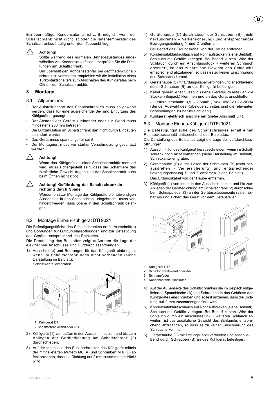 Pfannenberg DTFI 9021 User Manual | Page 5 / 52