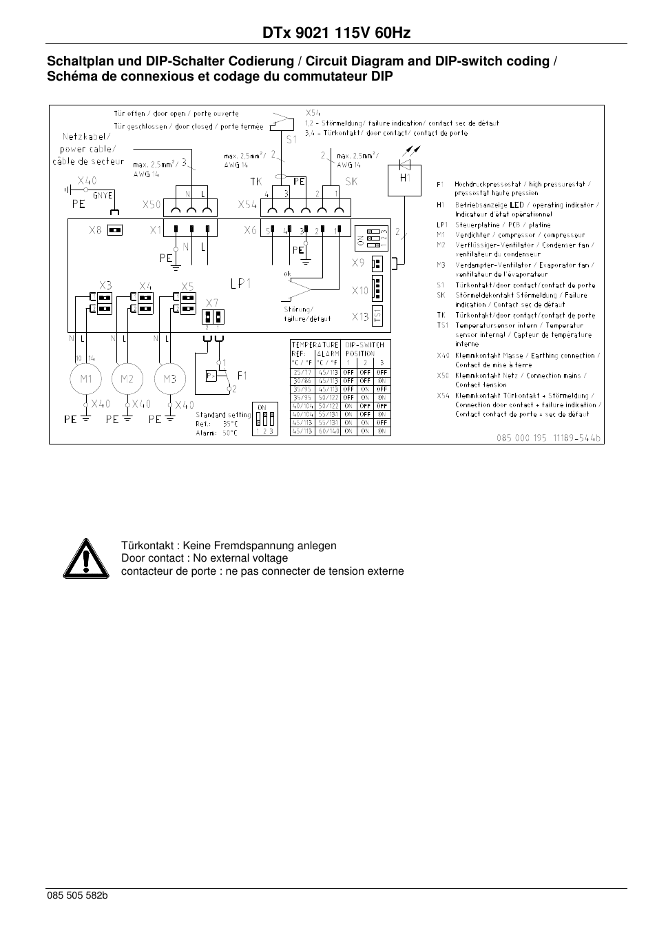 Pfannenberg DTx 9021 115V 60Hz User Manual | 4 pages