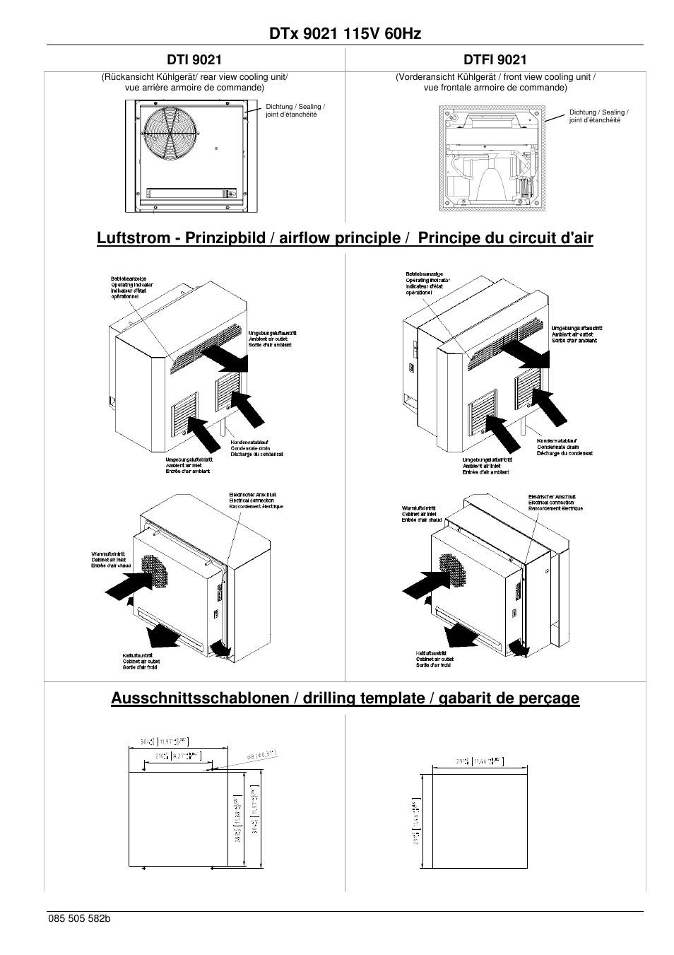 Pfannenberg DTx 9021 115V 60Hz User Manual | Page 2 / 4