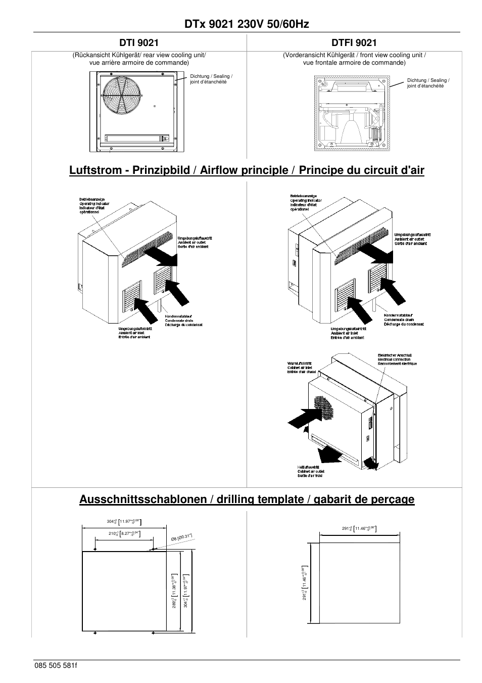 Pfannenberg DTx 9021 230V 50/60Hz User Manual | Page 2 / 4