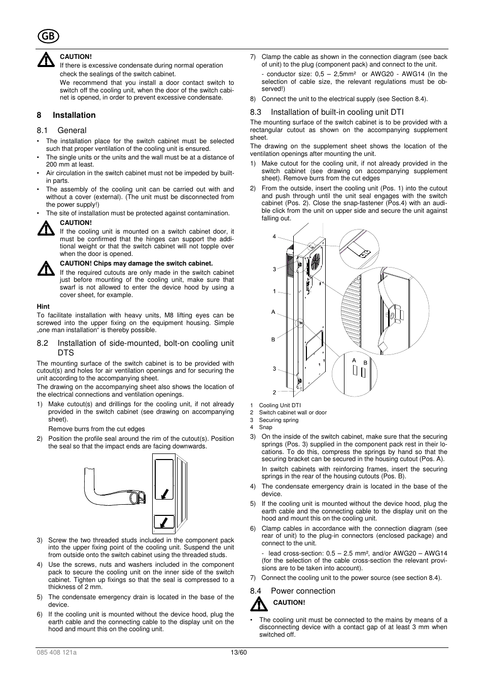 Pfannenberg DTI 6x01 User Manual | Page 13 / 60