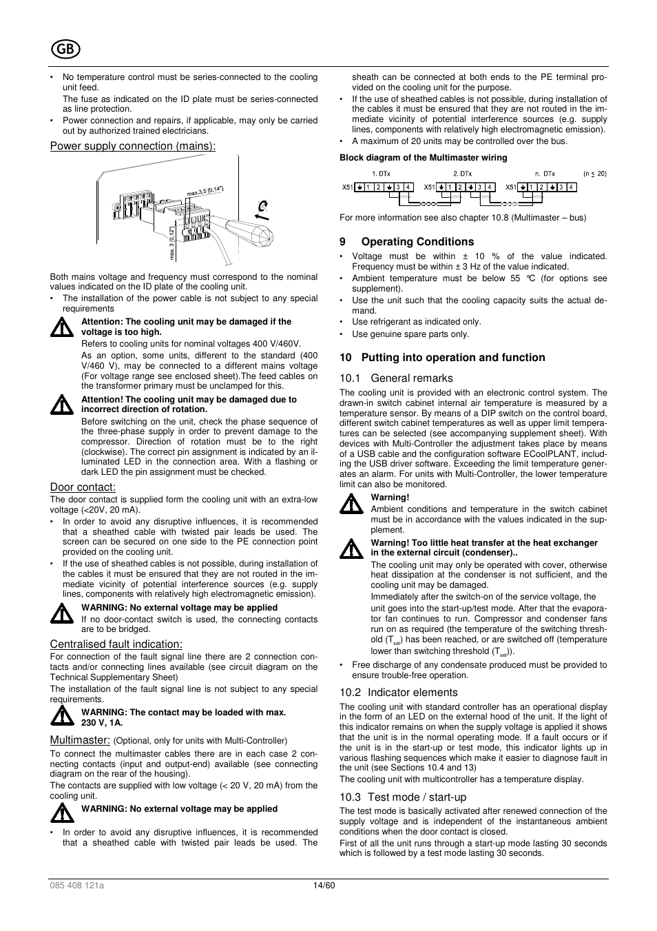 Pfannenberg DTI 6x01 User Manual | Page 14 / 60