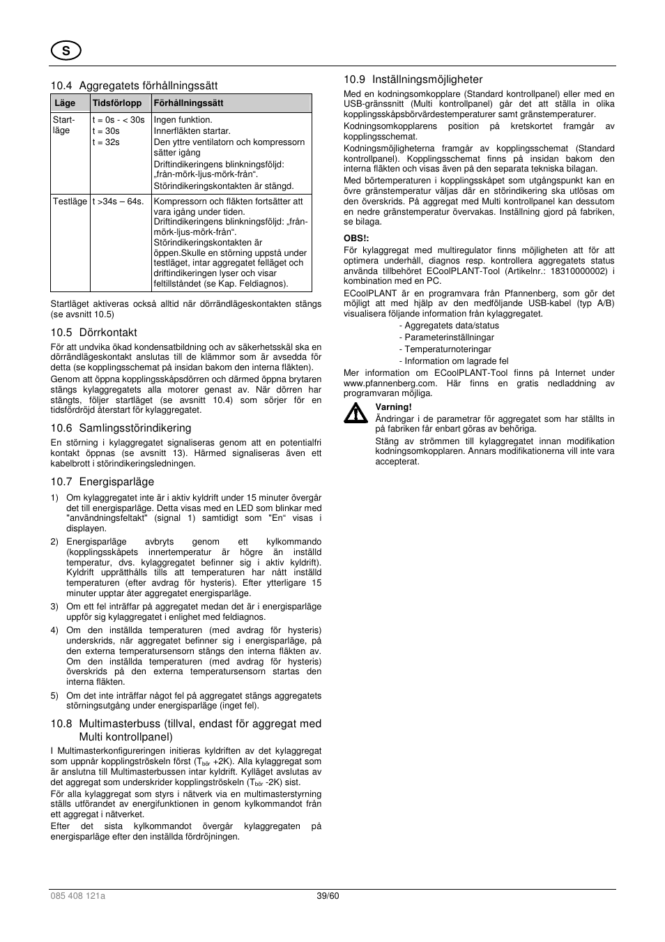 Pfannenberg DTI 6x01 User Manual | Page 39 / 60