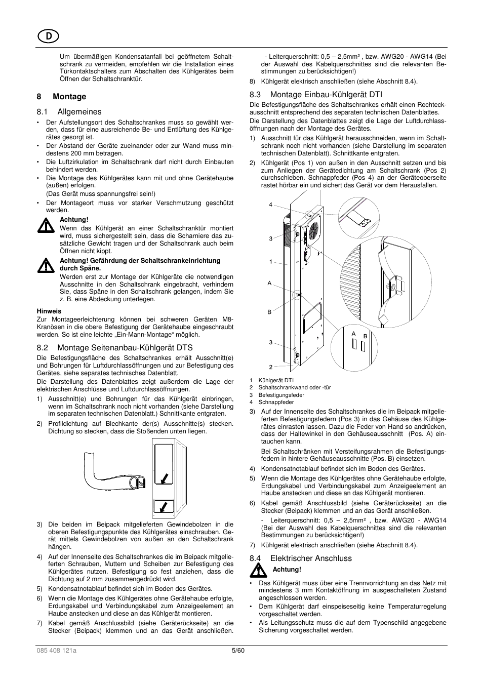 Pfannenberg DTI 6x01 User Manual | Page 5 / 60