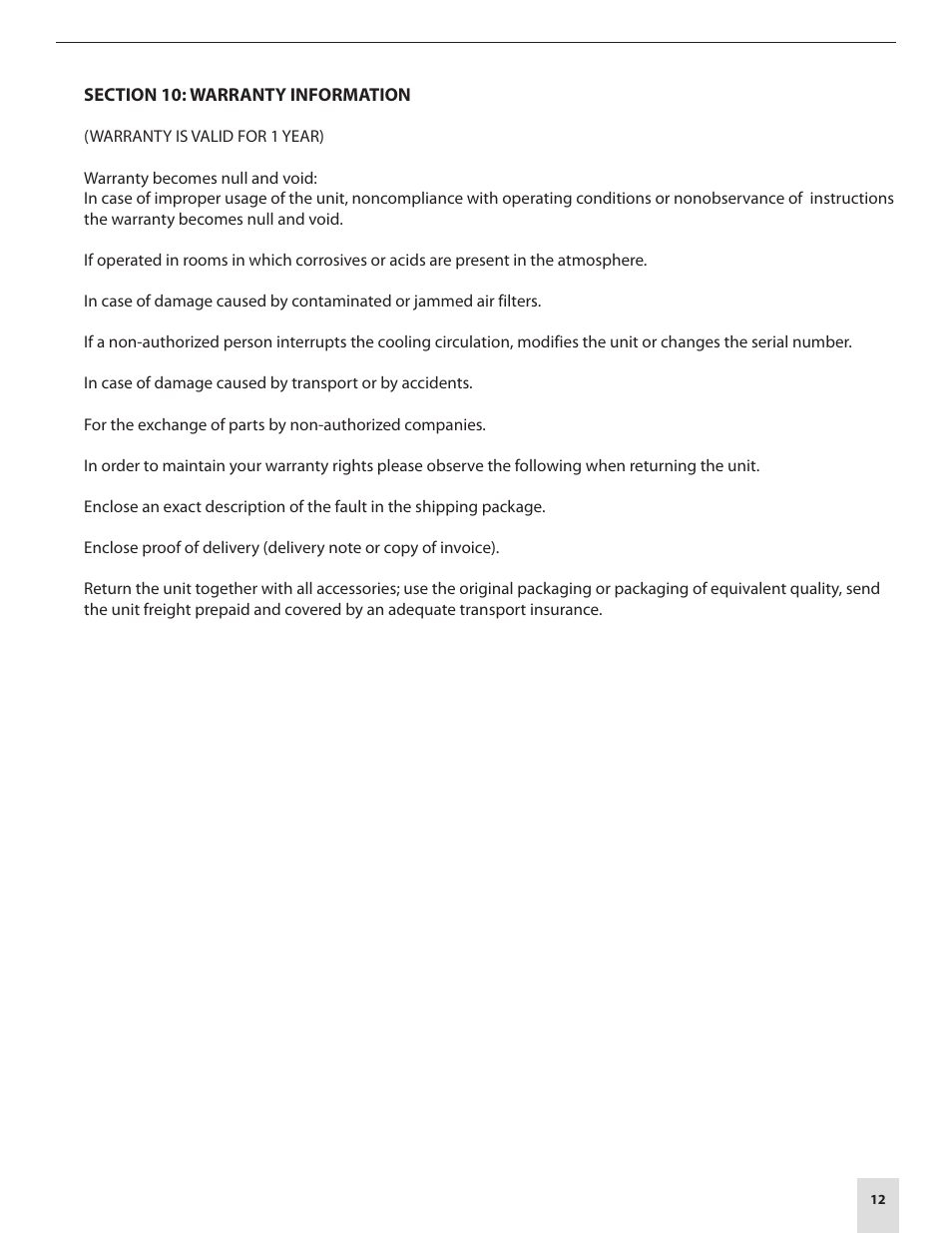 Pfannenberg PWS Series User Manual | Page 15 / 16