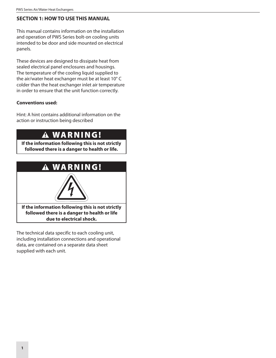 Pfannenberg PWS Series User Manual | Page 4 / 16