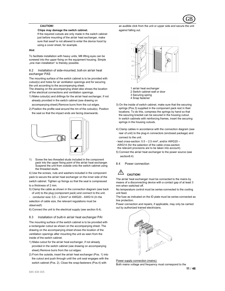 Pfannenberg PAI User Manual | Page 11 / 46