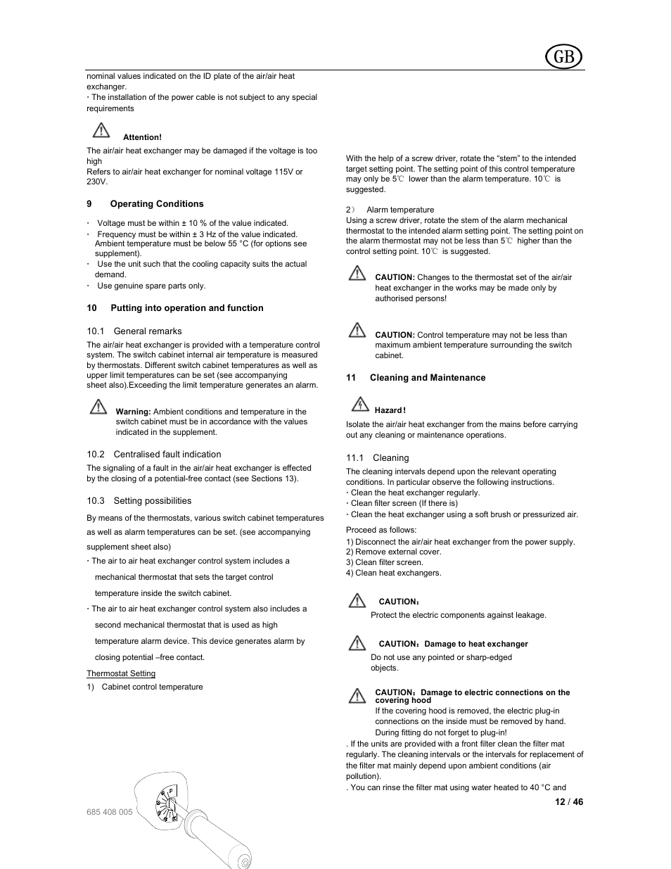Pfannenberg PAI User Manual | Page 12 / 46