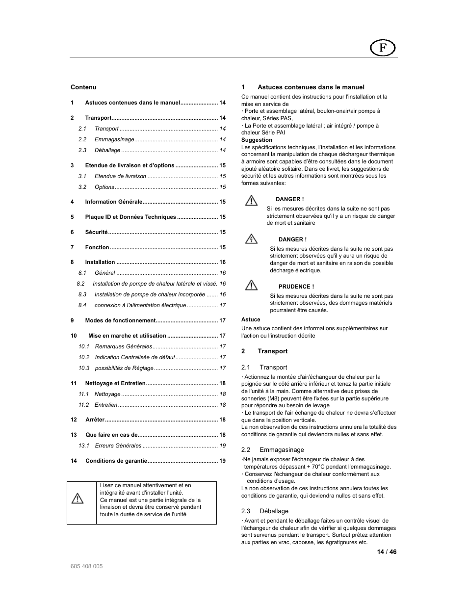 Pfannenberg PAI User Manual | Page 14 / 46