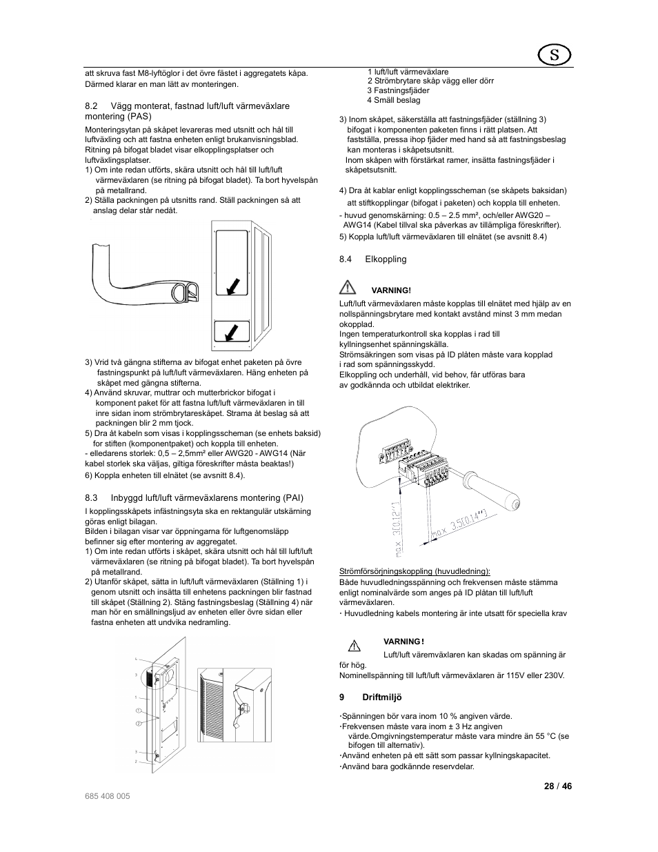 Pfannenberg PAI User Manual | Page 28 / 46
