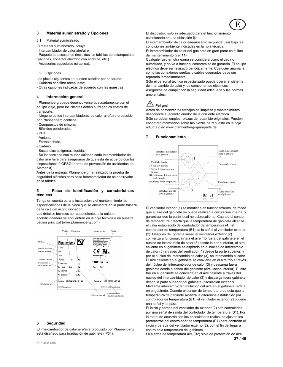 Pfannenberg PAI User Manual | Page 37 / 46