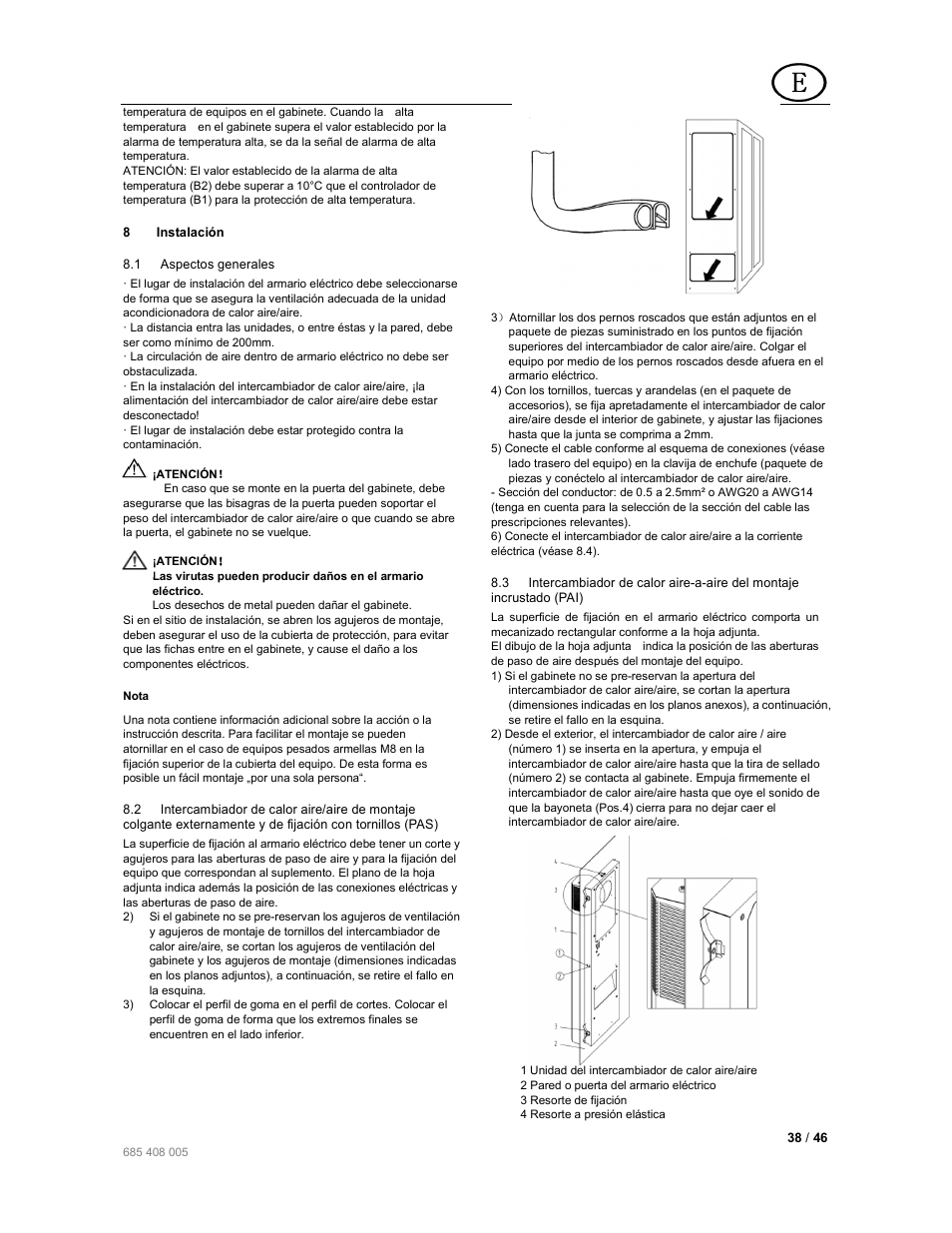 Pfannenberg PAI User Manual | Page 38 / 46
