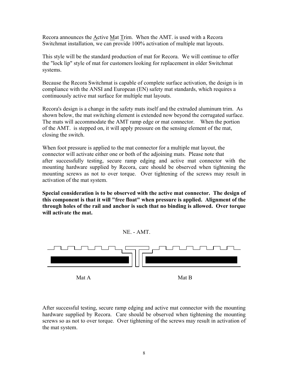 Recora Neptune NF-2 Foot Switch User Manual | Page 8 / 13