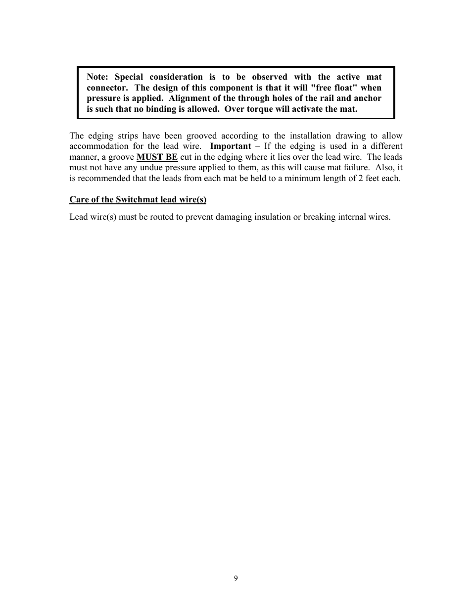 Recora Neptune NF-2 Foot Switch User Manual | Page 9 / 13