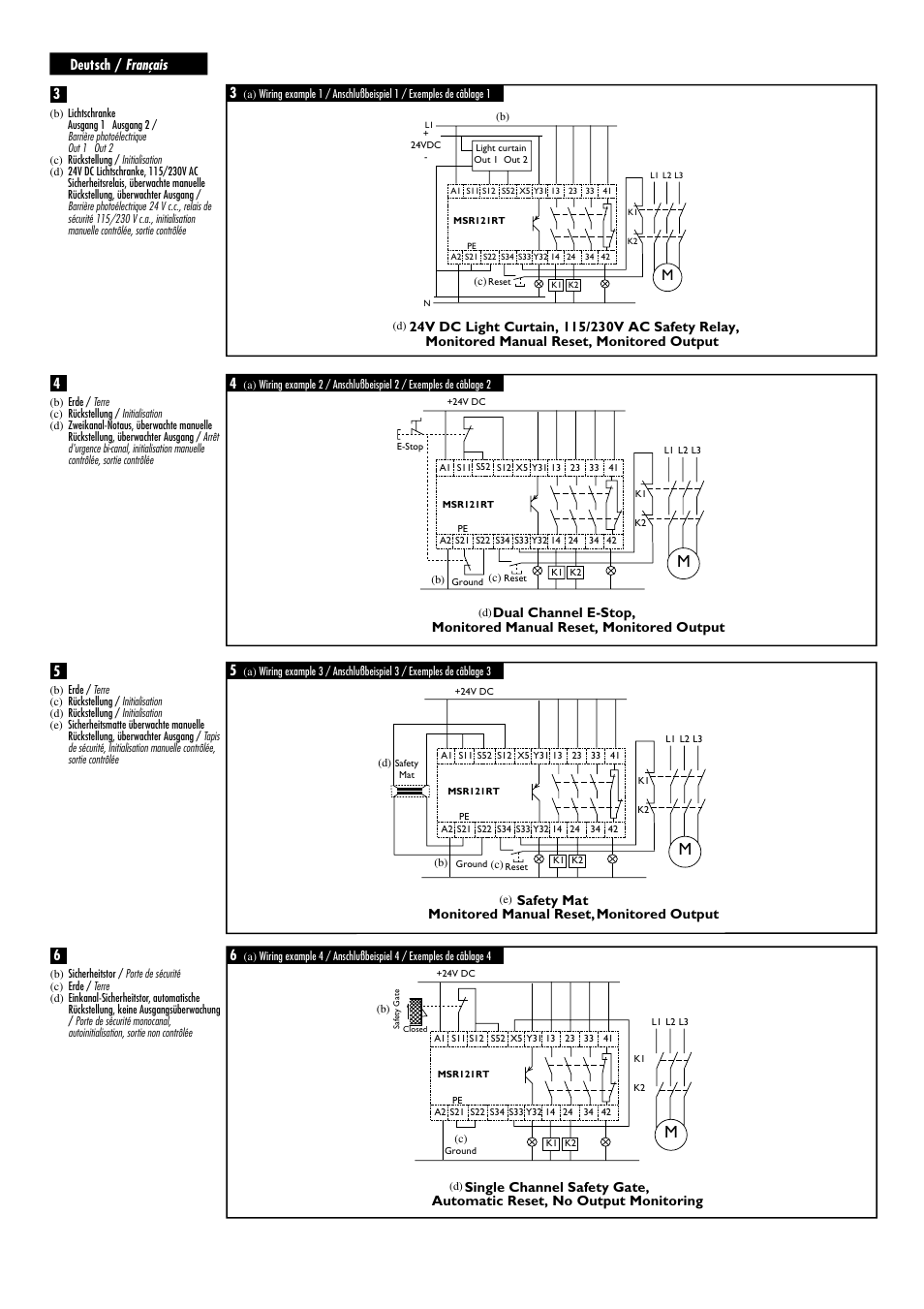 Français | Recora FSC-6R 24 V User Manual | Page 2 / 4