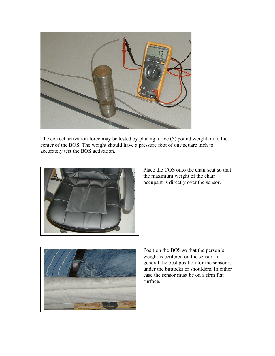 Recora COS Chair Occupancy Sensors User Manual | Page 3 / 4