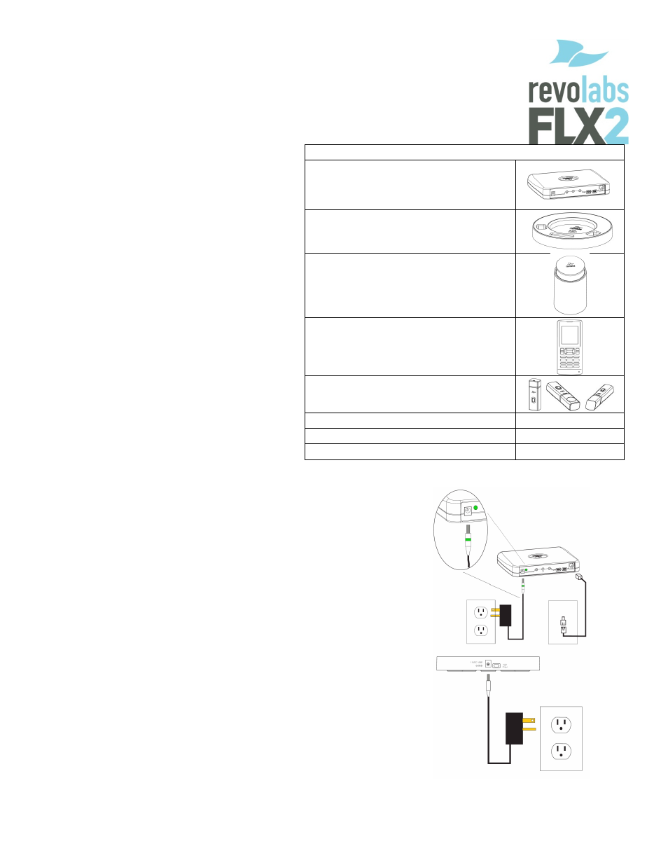 Revolabs FLX2 User Manual | 2 pages