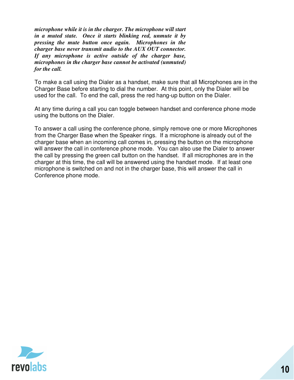Revolabs FLX2 Advanced User Manual | Page 10 / 73