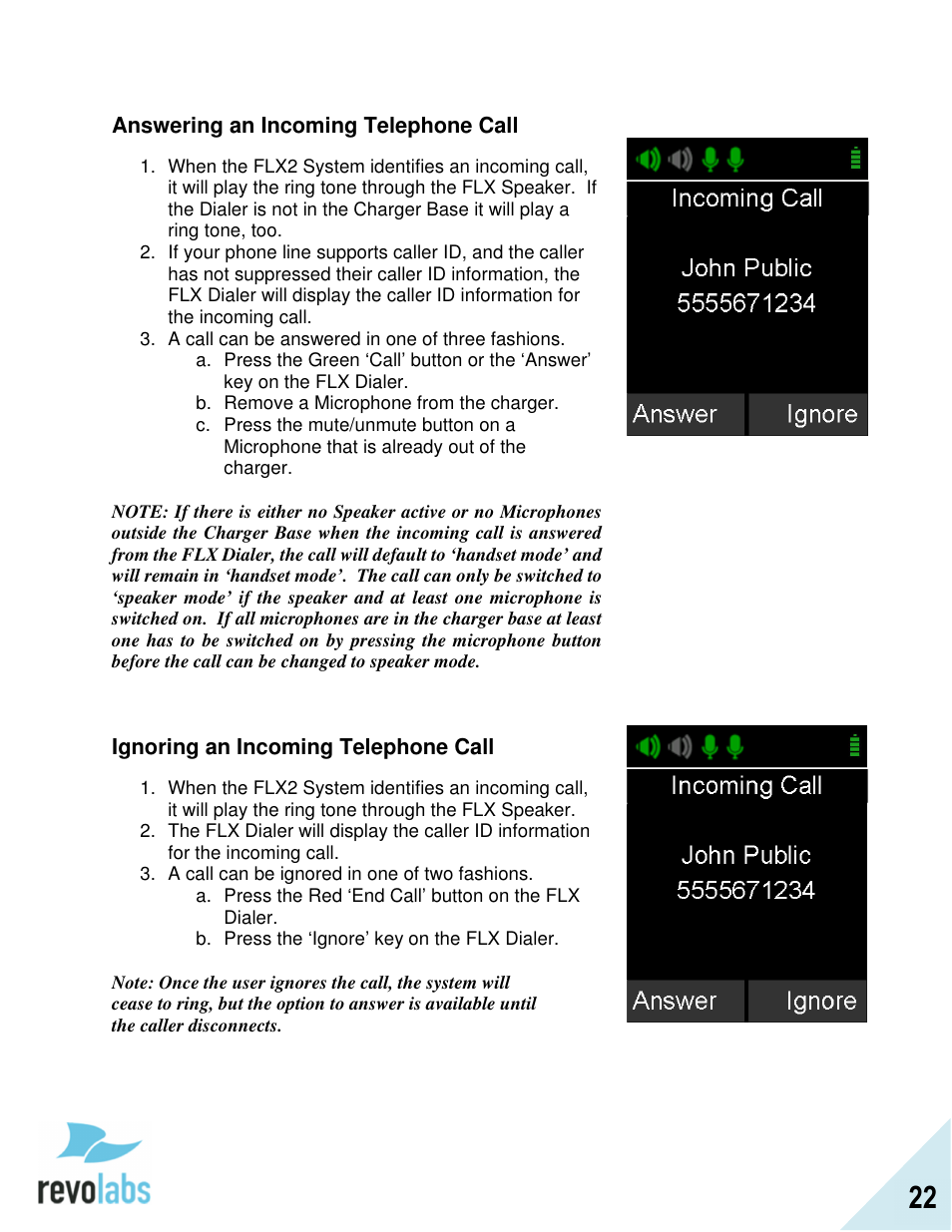 Revolabs FLX2 Advanced User Manual | Page 22 / 73