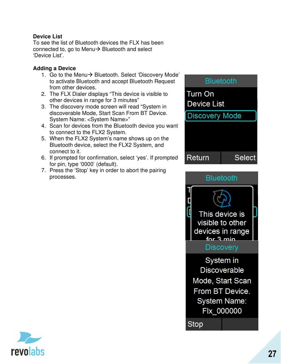 Revolabs FLX2 Advanced User Manual | Page 27 / 73