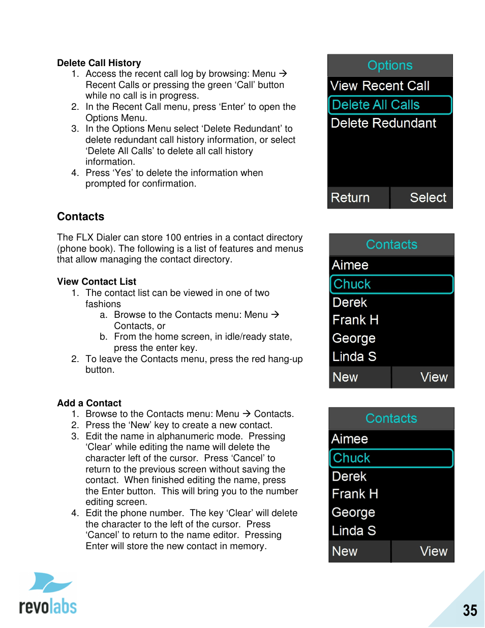 Revolabs FLX2 Advanced User Manual | Page 35 / 73