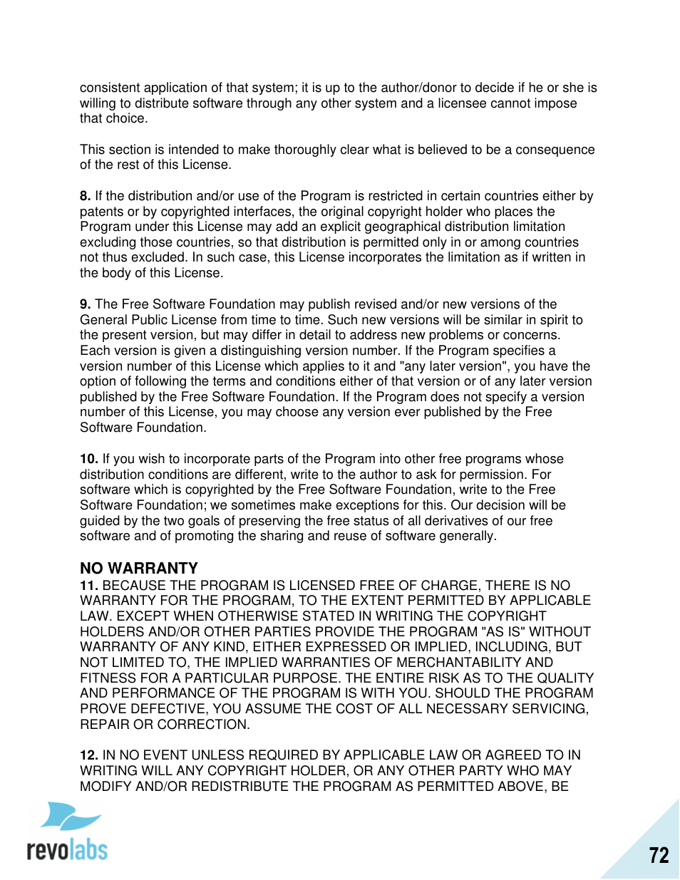 Revolabs FLX2 Advanced User Manual | Page 72 / 73
