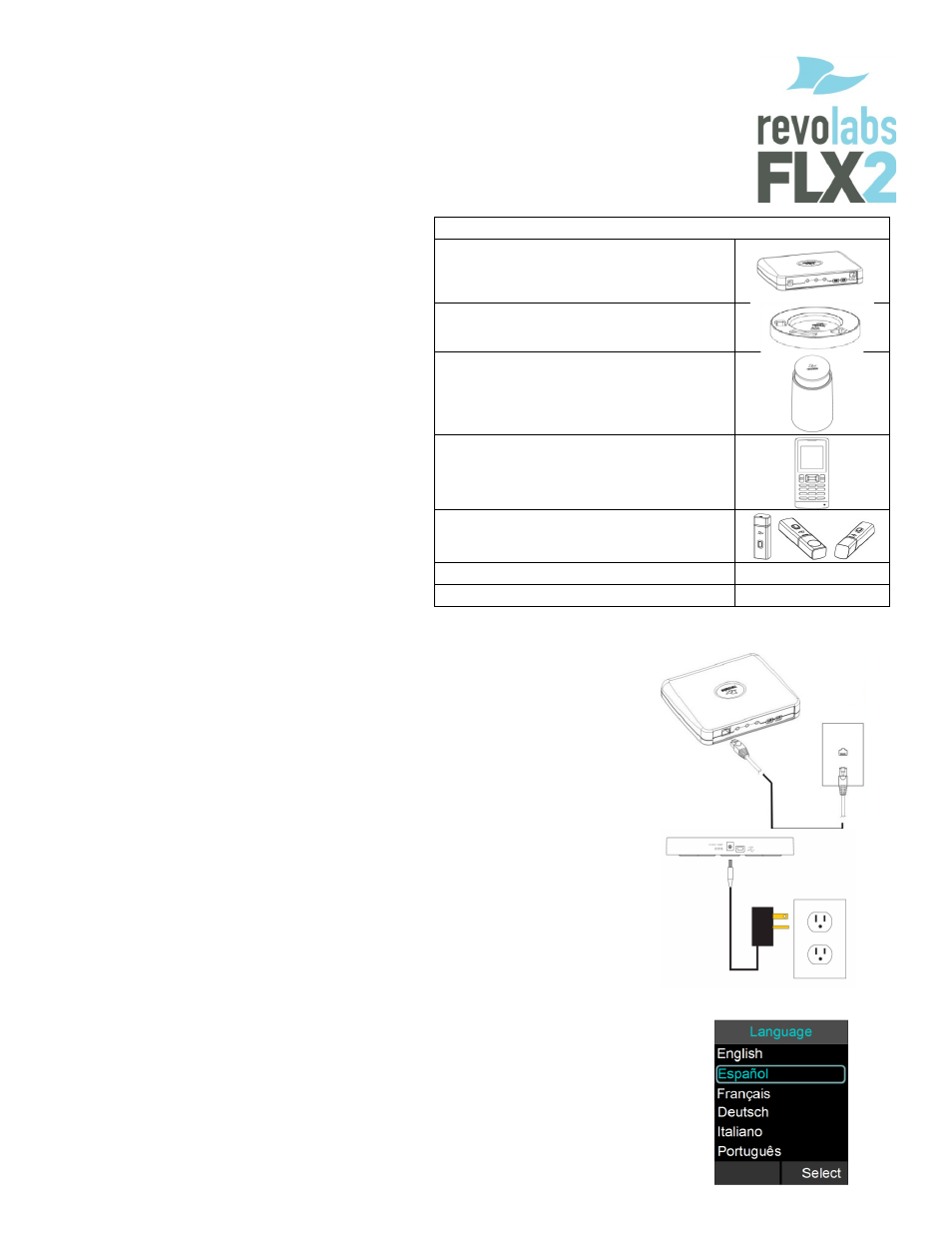Revolabs FLX2 VoIP User Manual | 2 pages