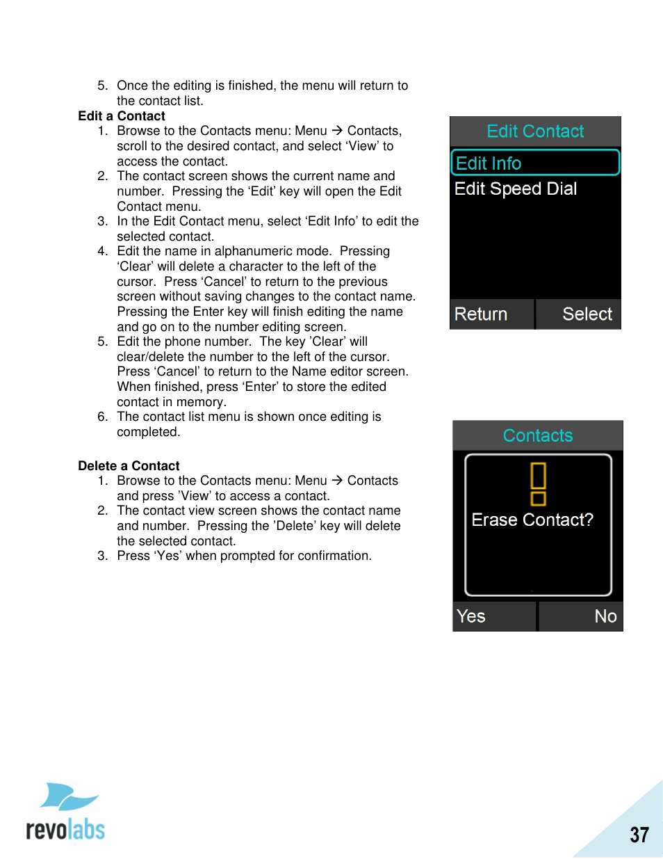 Revolabs FLX2 VoIP Advanced User Manual | Page 37 / 99