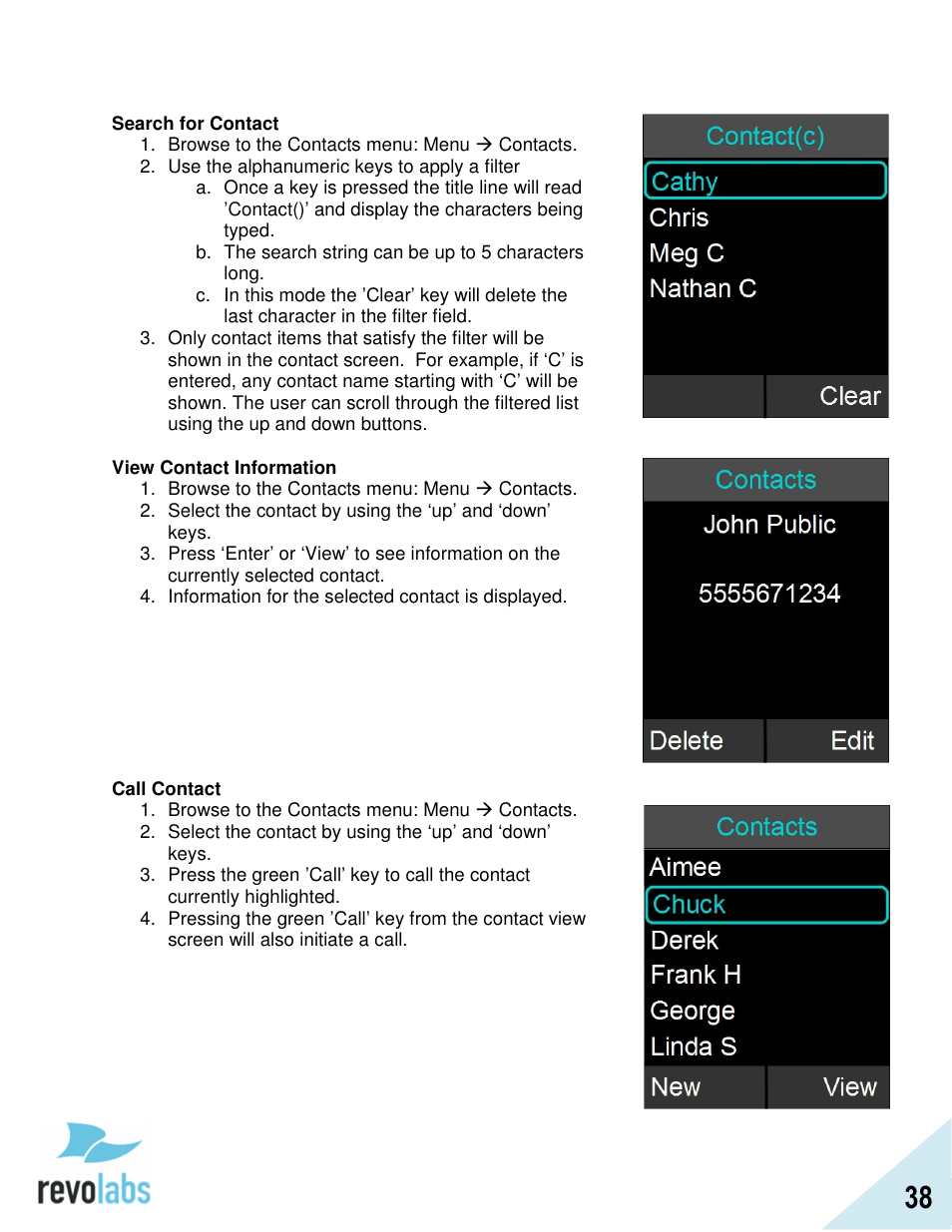 Revolabs FLX2 VoIP Advanced User Manual | Page 38 / 99