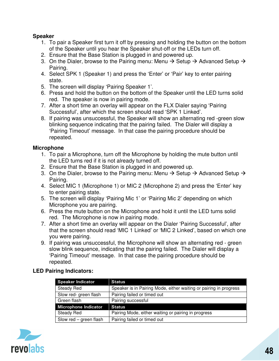 Revolabs FLX2 VoIP Advanced User Manual | Page 48 / 99