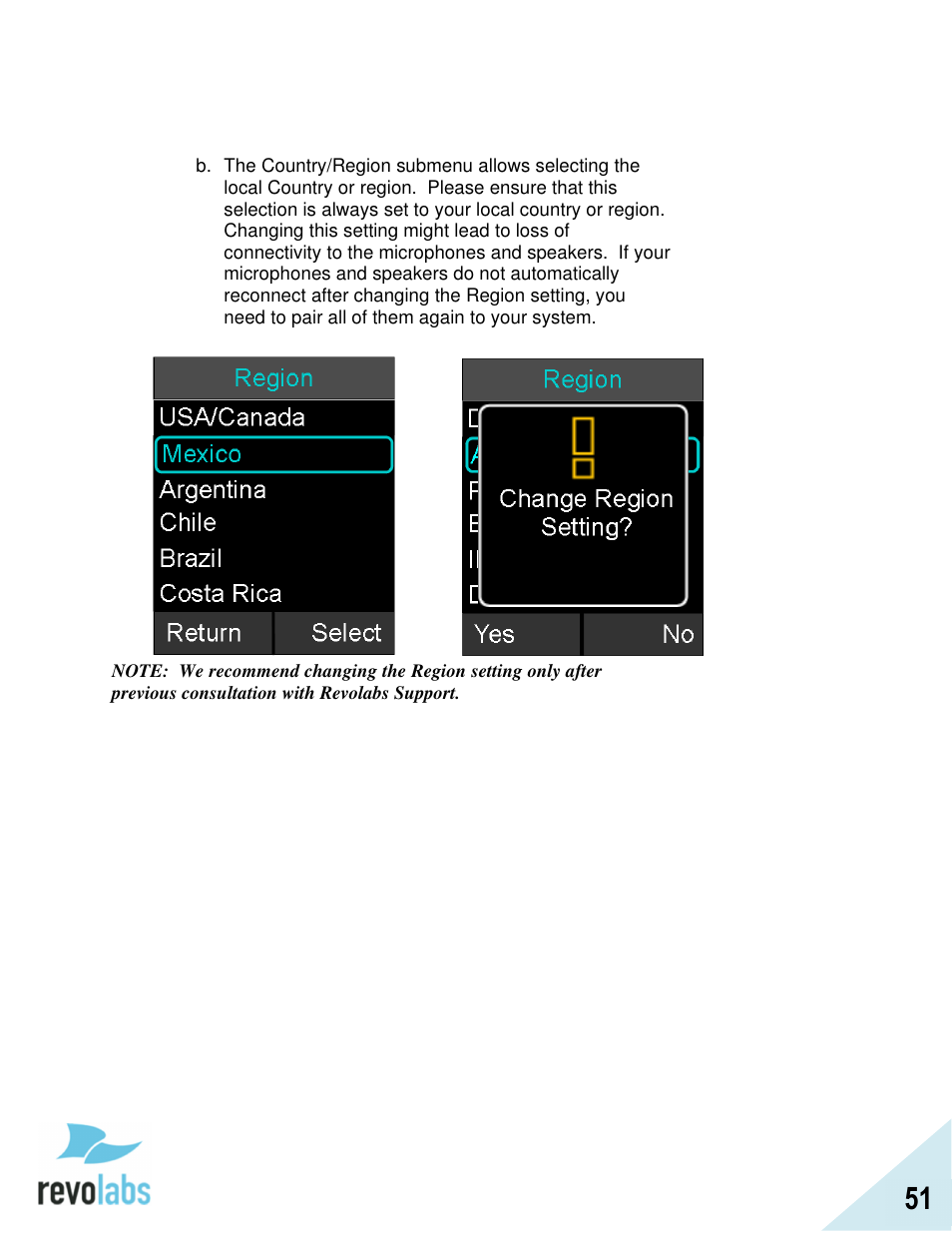 Revolabs FLX2 VoIP Advanced User Manual | Page 51 / 99