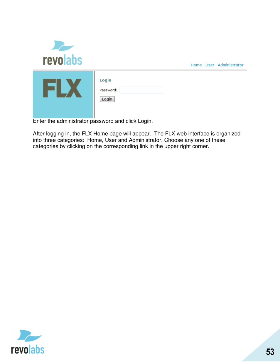 Revolabs FLX2 VoIP Advanced User Manual | Page 53 / 99