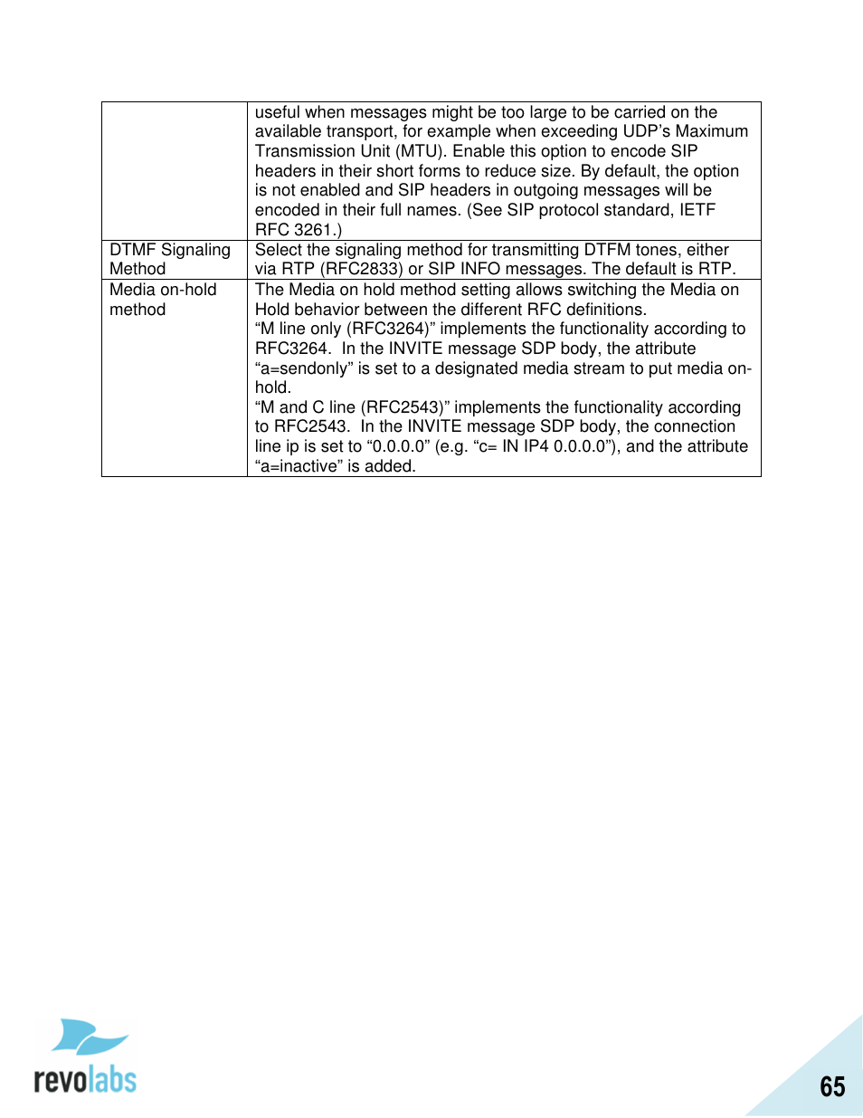 Revolabs FLX2 VoIP Advanced User Manual | Page 65 / 99
