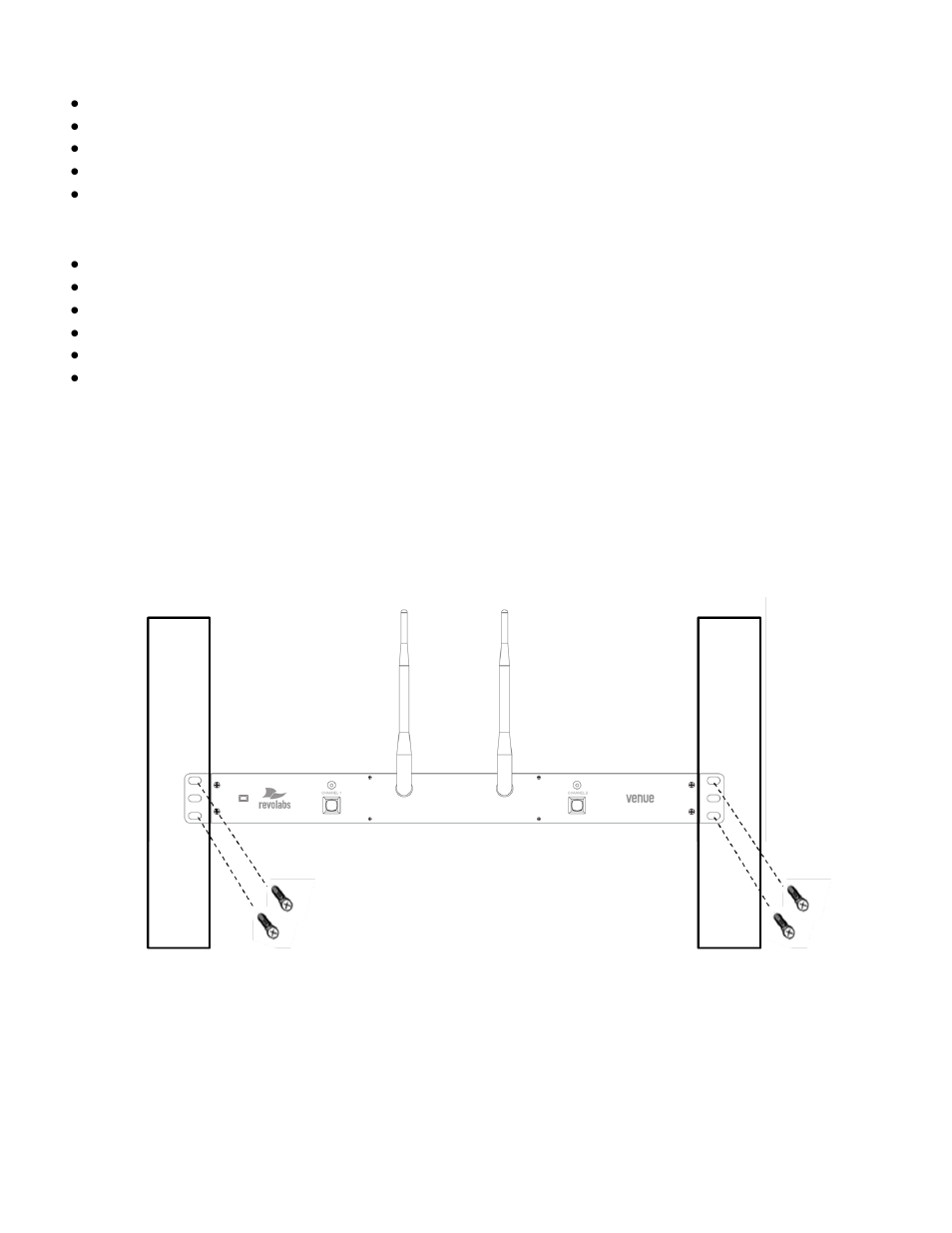 Installing the revolabs hd venue™ base station, To install the base station | Revolabs HD Venue User Manual | Page 9 / 28