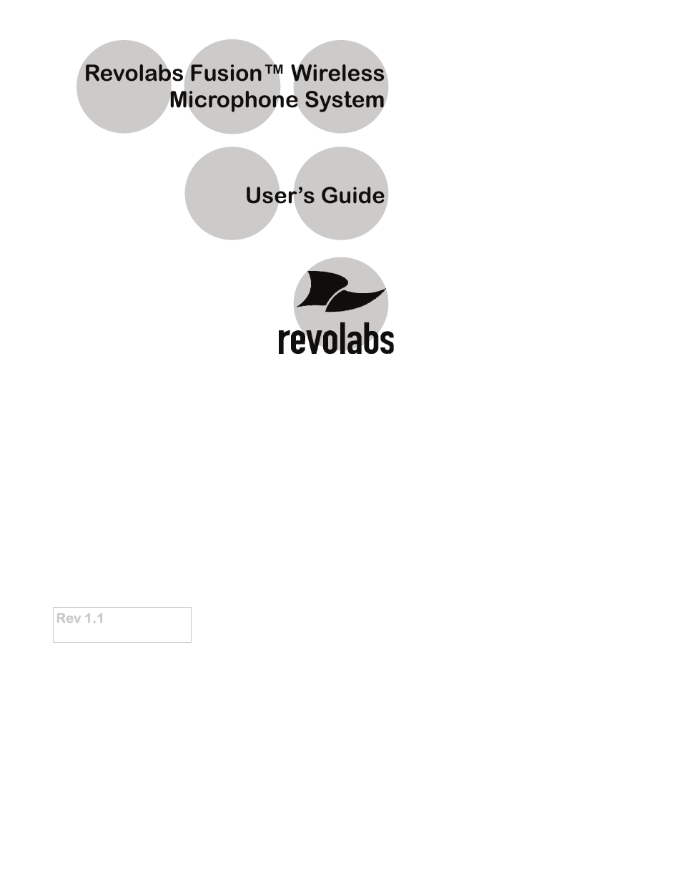 Revolabs Fusion User Guide User Manual | 15 pages