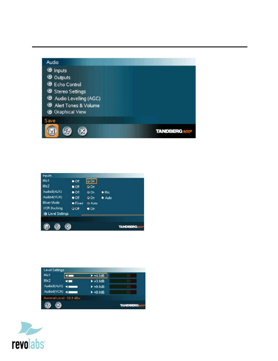 Revolabs Fusion Microphone System - Tandberg Edge 75/85/95 MXP User Manual | Page 3 / 4