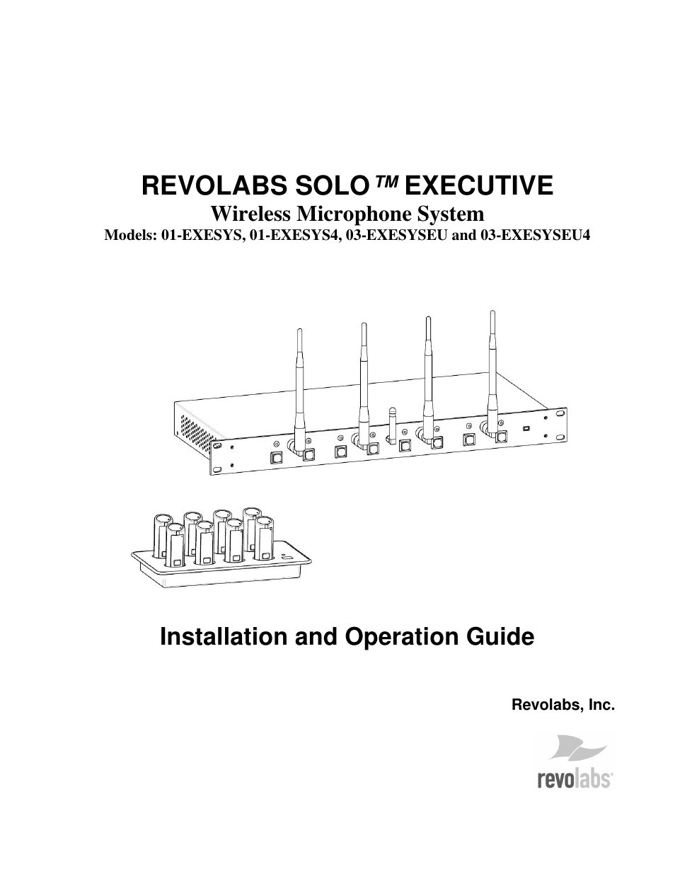 Revolabs Solo Executive Operation Manual User Manual | 32 pages