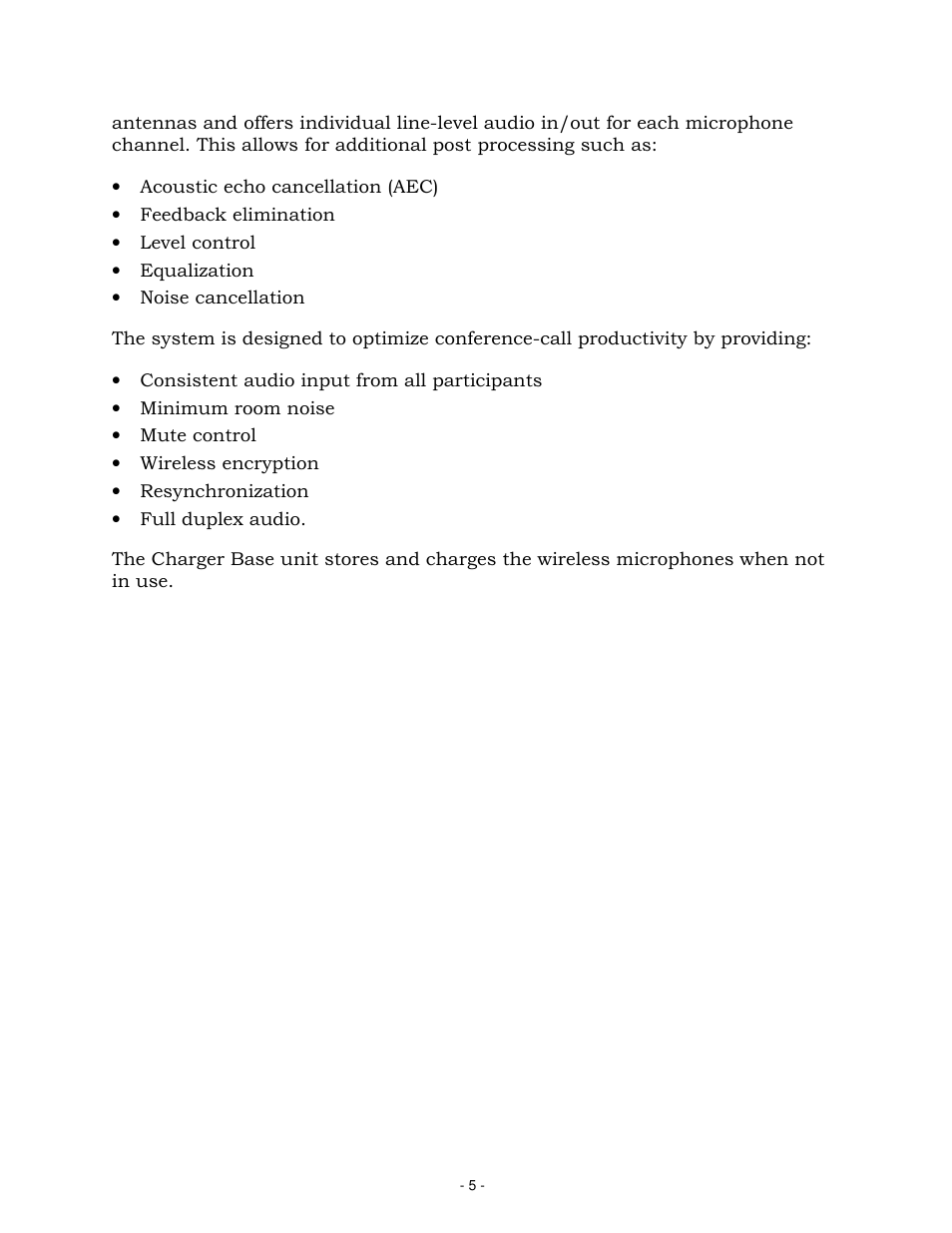 Revolabs Solo Executive Operation Manual User Manual | Page 8 / 32