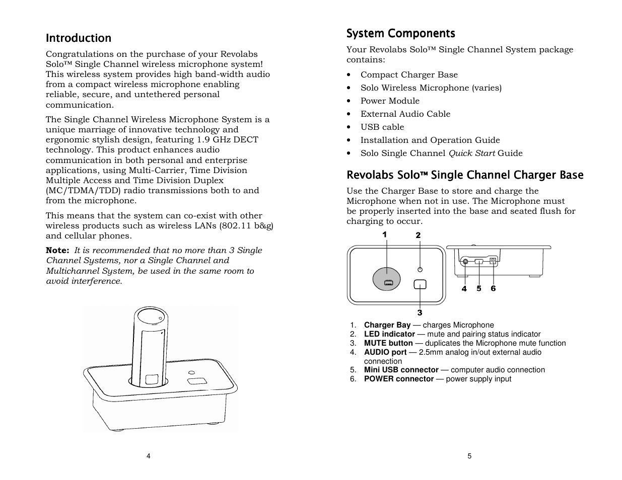 Revolabs Solo Single Channel User Manual | Page 4 / 14