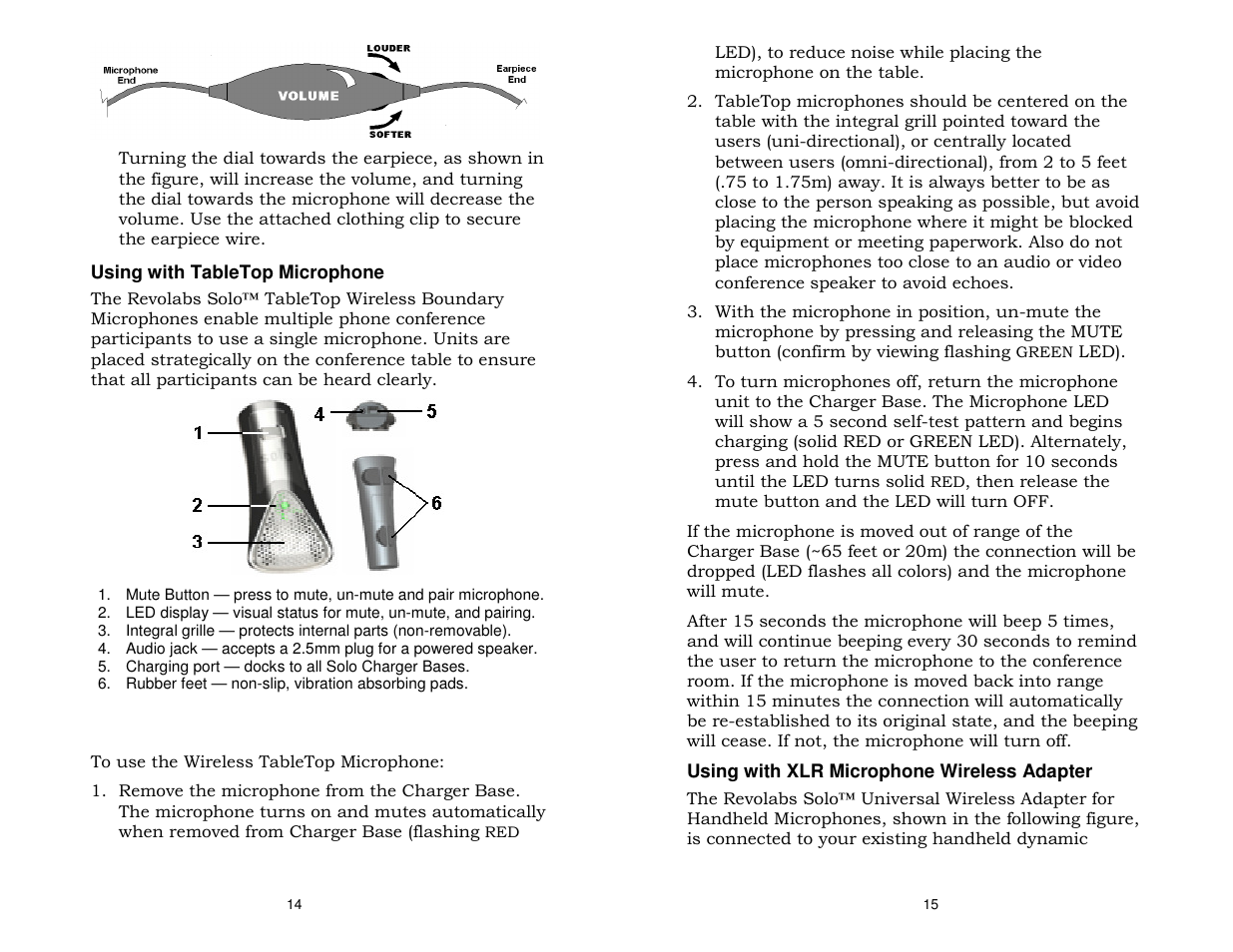 Revolabs Solo Single Channel User Manual | Page 9 / 14