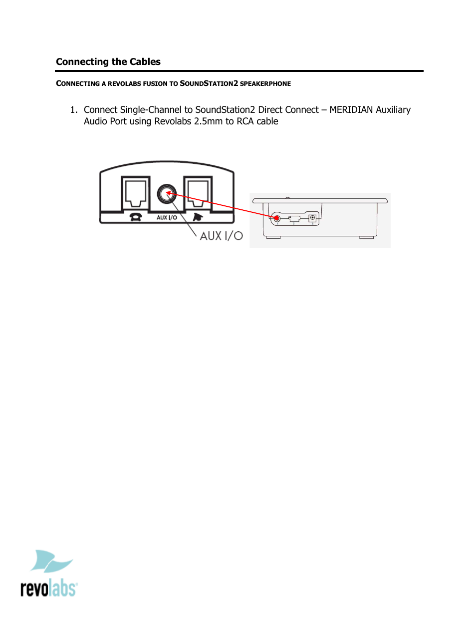 Revolabs Solo Single-Channel – Polycom SoundStation2 Direct Connect - MERIDIAN User Manual | Page 2 / 3