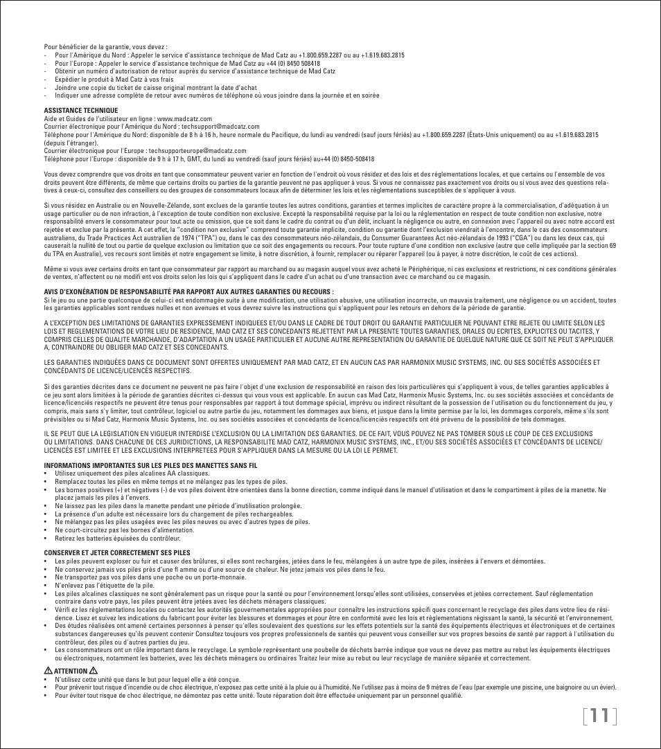 Rock Band Wireless Fender Precision Bass Controller Rock Band 3-PlayStation-3 User Manual | Page 11 / 32