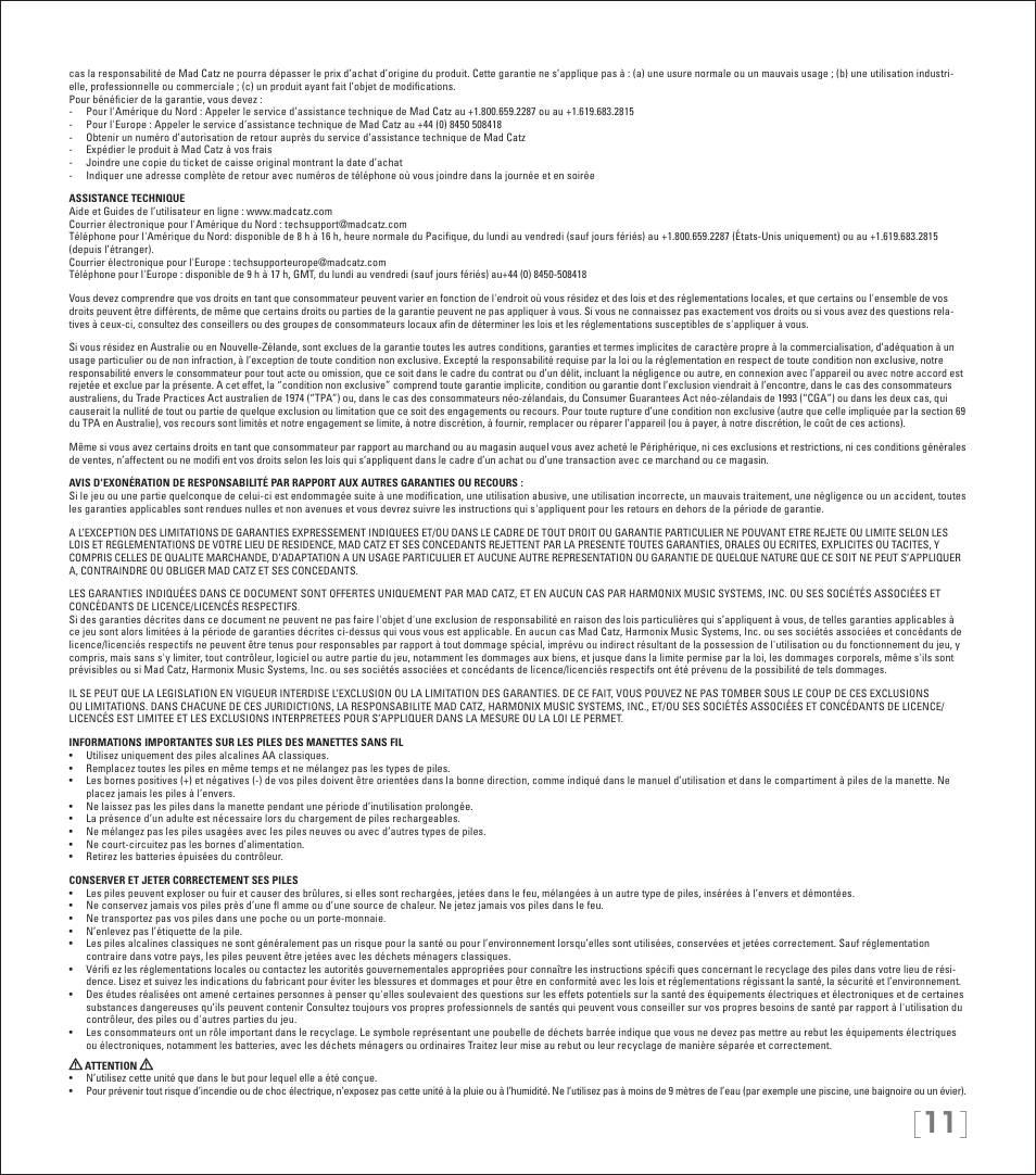 Rock Band Wireless Fender Precision Bass Controller Rock Band 3-Nintendo Wii User Manual | Page 11 / 32
