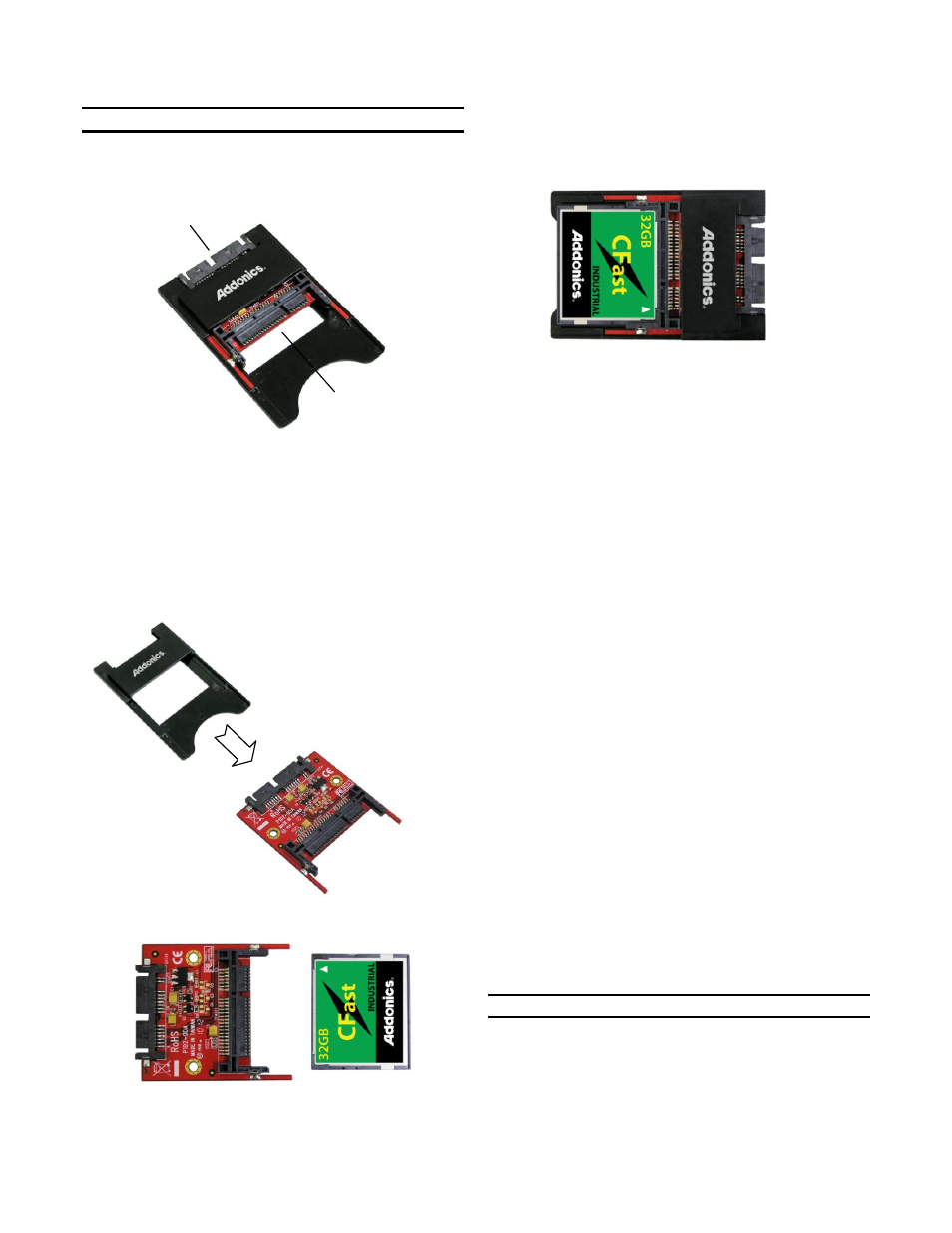 Addonics Technologies ADCFASTMS User Manual | 1 page