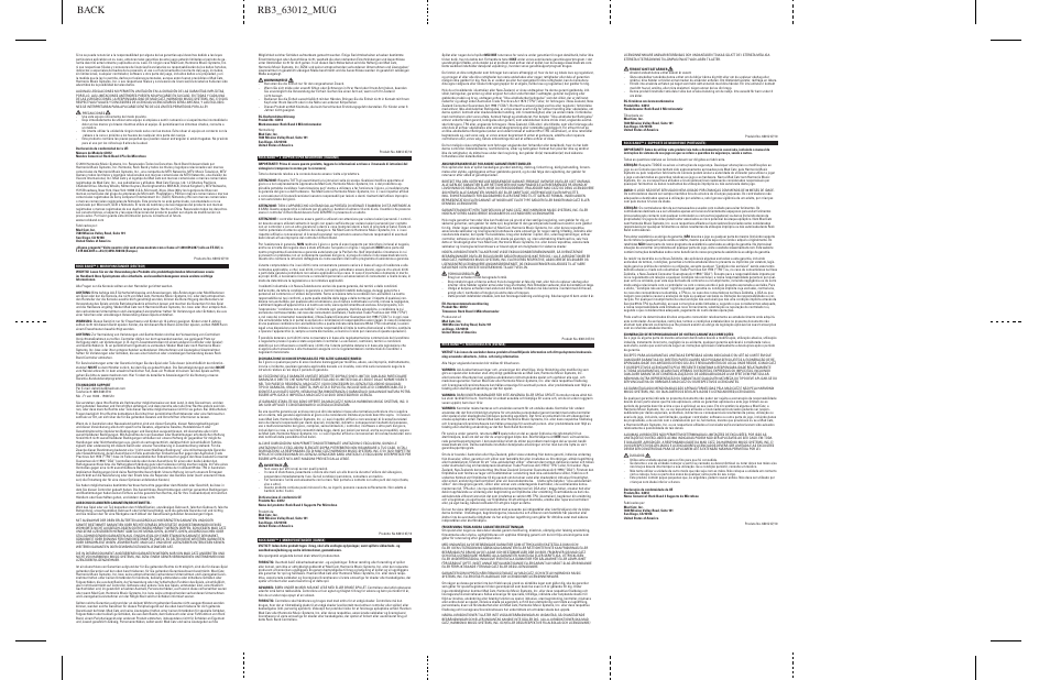 Rock Band Microphone Stand Rock Band 3-Nintendo Wii User Manual | Page 2 / 2