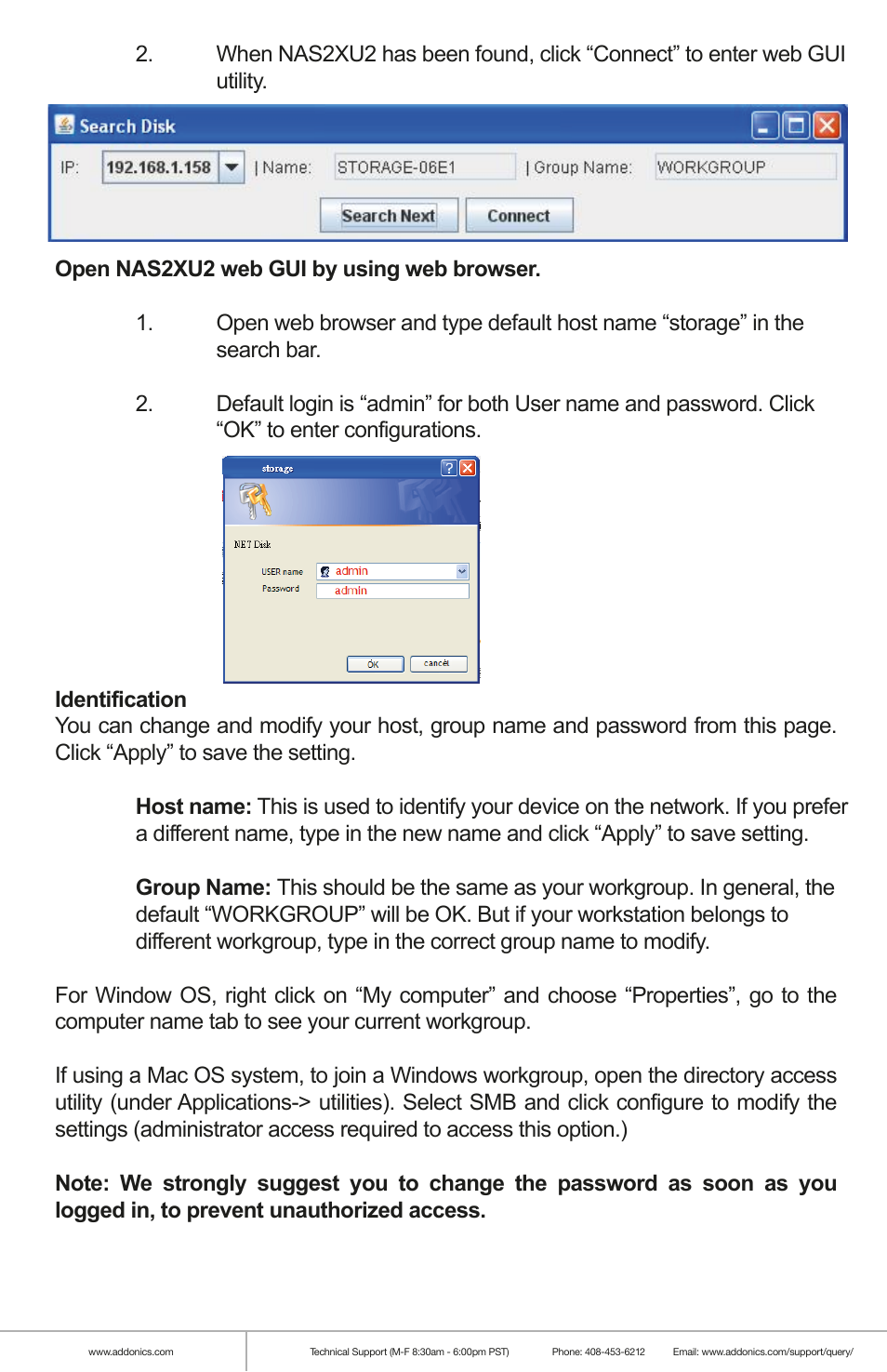 Addonics Technologies NAS2XU2 User Manual | Page 4 / 8