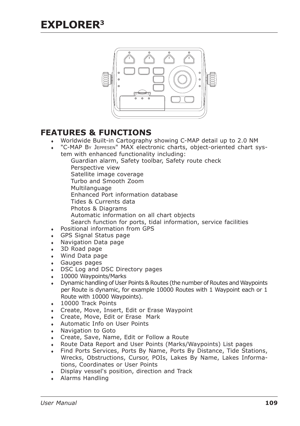 Explorer, Features & functions | Seiwa Starfish 2nd Edition User Manual | Page 107 / 118