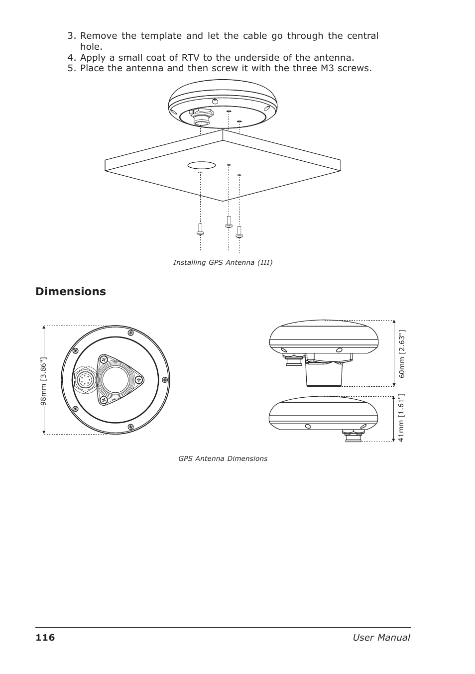 Dimensions | Seiwa Starfish 2nd Edition User Manual | Page 114 / 118