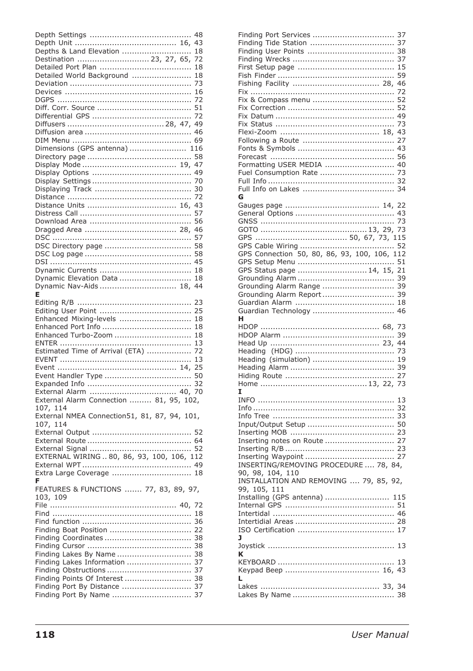 118 user manual | Seiwa Starfish 2nd Edition User Manual | Page 116 / 118